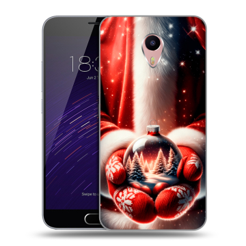 Пластиковый чехол на Meizu M3 Max с принтом Новый год
