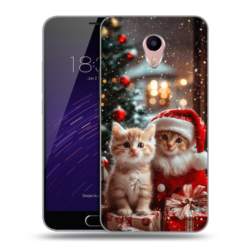 Пластиковый чехол на Meizu M3 Max с принтом Новый год