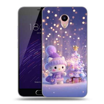 Пластиковый чехол на Meizu M3 Max с принтом Новый год