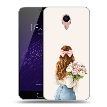 Пластиковый чехол на Meizu M3 Max с принтом женский