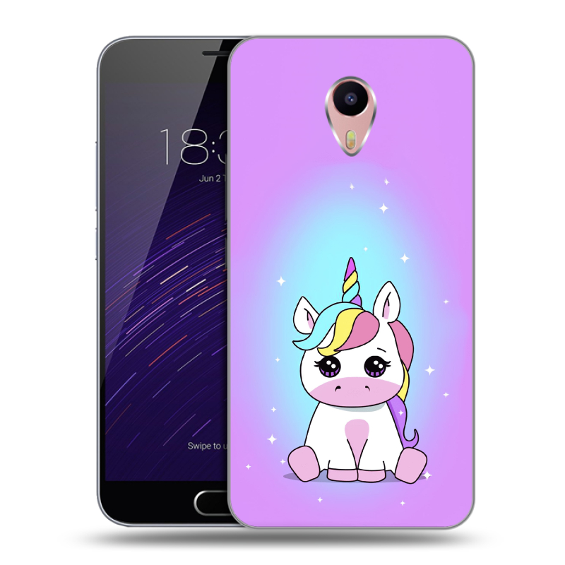 Пластиковый чехол на Meizu M3 Max с принтом Единорог Пластиковый чехол на Meizu M3 Max с принтом Единорог
