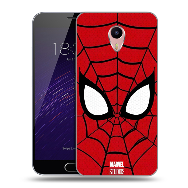 Пластиковый чехол на Meizu M3 Max с принтом человек паук spiderman Пластиковый чехол на Meizu M3 Max с принтом человек паук spiderman