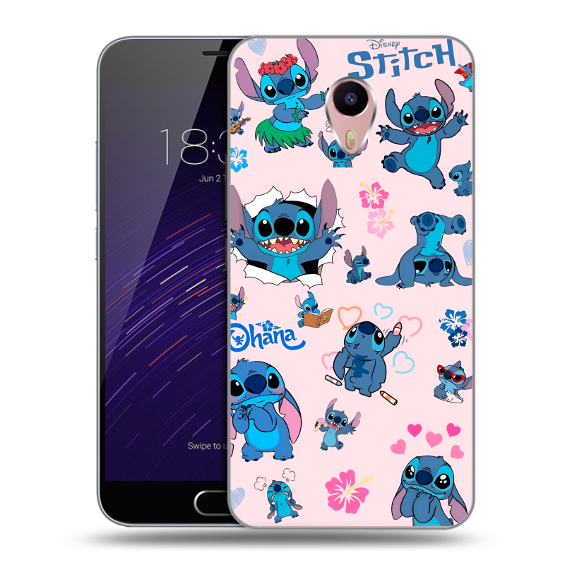 Пластиковый чехол на Meizu M3 Max с принтом Лило и Стич Пластиковый чехол на Meizu M3 Max с принтом Лило и Стич