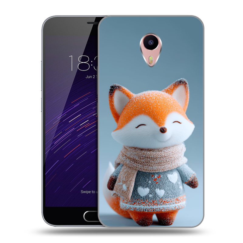 Пластиковый чехол на Meizu M3 Max с принтом Лиса Пластиковый чехол на Meizu M3 Max с принтом Лиса