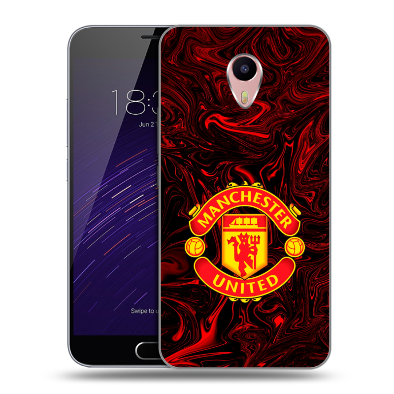 Пластиковый чехол на Meizu M3 Max с принтом Manchester United Пластиковый чехол на Meizu M3 Max с принтом Manchester United
