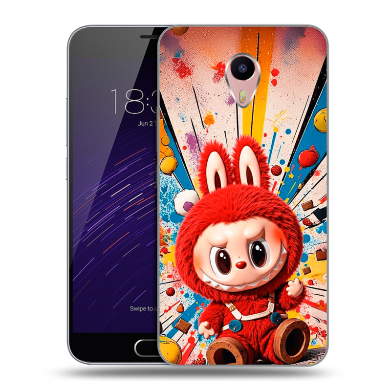 Пластиковый чехол на Meizu M3 Max с принтом Labubu Лабубу Пластиковый чехол на Meizu M3 Max с принтом Labubu Лабубу