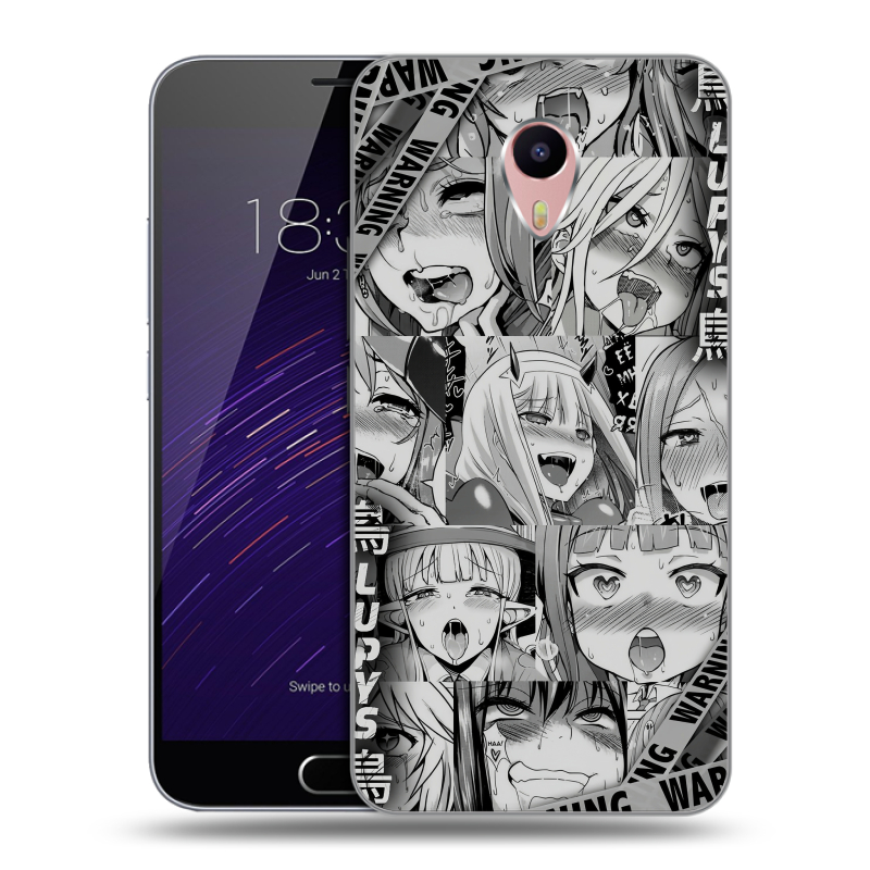 Пластиковый чехол на Meizu M3 Max с принтом Ahegao Ахегао Аниме Пластиковый чехол на Meizu M3 Max с принтом Ahegao Ахегао Аниме