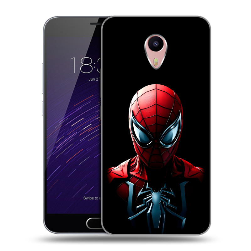 Пластиковый чехол на Meizu M3 Max с принтом Spiderman Человек паук Пластиковый чехол на Meizu M3 Max с принтом Spiderman Человек паук
