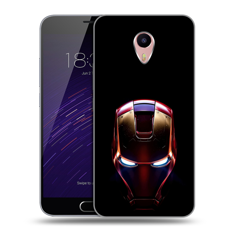 Пластиковый чехол на Meizu M3 Max с принтом IronMan Железный человек Пластиковый чехол на Meizu M3 Max с принтом IronMan Железный человек