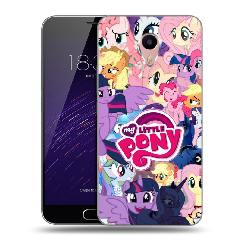 Пластиковый чехол на Meizu M3 Max с принтом My little pony Дружба чудо Пластиковый чехол на Meizu M3 Max с принтом My little pony Дружба чудо