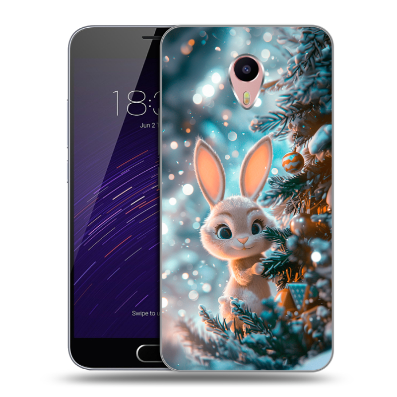 Пластиковый чехол на Meizu M3 Max с принтом Новый год Пластиковый чехол на Meizu M3 Max с принтом Новый год