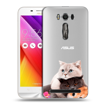 Пластиковый чехол на Asus ZenFone Go TV с принтом Кошки Пластиковый чехол на Asus ZenFone Go TV с принтом Кошки