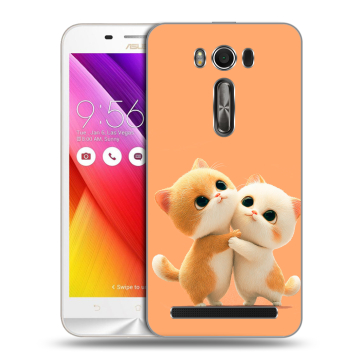 Пластиковый чехол на Asus ZenFone Go TV с принтом Милые котики Пластиковый чехол на Asus ZenFone Go TV с принтом Милые котики