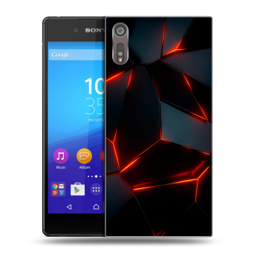 Пластиковый чехол на Sony Xperia XZ с принтом Яркие абстракции Пластиковый чехол на Sony Xperia XZ с принтом Яркие абстракции