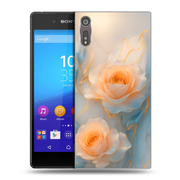 Пластиковый чехол на Sony Xperia XZ с принтом Женский Пластиковый чехол на Sony Xperia XZ с принтом Женский