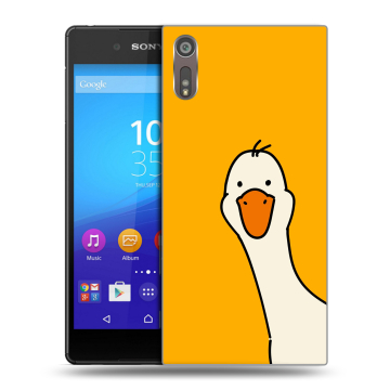 Пластиковый чехол на Sony Xperia XZ с принтом Утка Пластиковый чехол на Sony Xperia XZ с принтом Утка