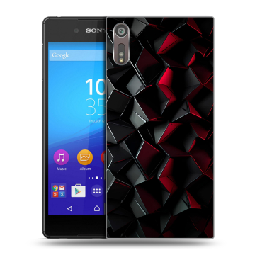 Пластиковый чехол на Sony Xperia XZ с принтом Абстракция