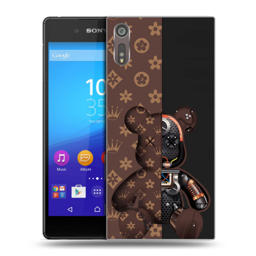 Пластиковый чехол на Sony Xperia XZ с принтом Луи робот