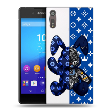 Пластиковый чехол на Sony Xperia XZ с принтом Луи робот