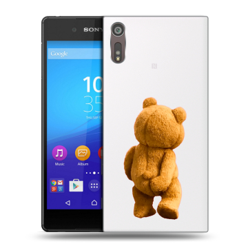 Пластиковый чехол на Sony Xperia XZ с принтом Медведь