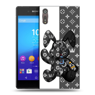 Пластиковый чехол на Sony Xperia XZ с принтом Луи робот