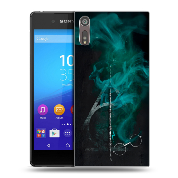 Пластиковый чехол на Sony Xperia XZ с принтом Гарри Поттер Harry Potter