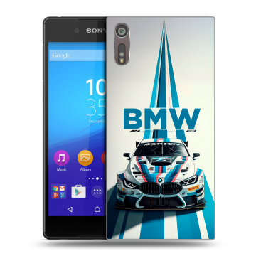 Пластиковый чехол на Sony Xperia XZ с принтом БМВ BMW