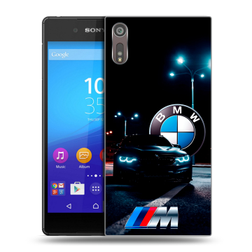 Пластиковый чехол на Sony Xperia XZ с принтом БМВ BMW Пластиковый чехол на Sony Xperia XZ с принтом БМВ BMW