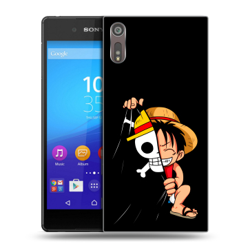 Пластиковый чехол на Sony Xperia XZ с принтом One Piece Ван Пис Пластиковый чехол на Sony Xperia XZ с принтом One Piece Ван Пис