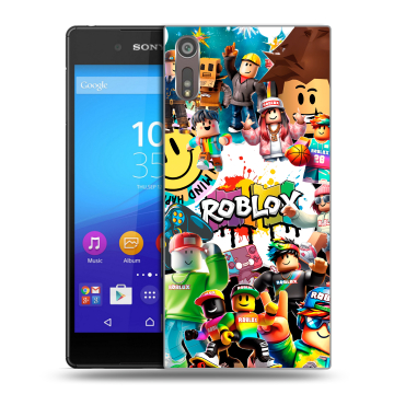Пластиковый чехол на Sony Xperia XZ с принтом Roblox Роблокс Пластиковый чехол на Sony Xperia XZ с принтом Roblox Роблокс