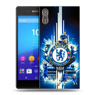 Пластиковый чехол на Sony Xperia XZ с принтом Chelsea Челси Пластиковый чехол на Sony Xperia XZ с принтом Chelsea Челси