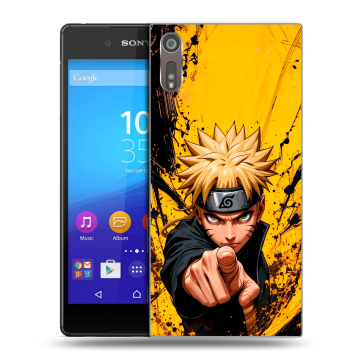 Пластиковый чехол на Sony Xperia XZ с принтом Naruto Наруто