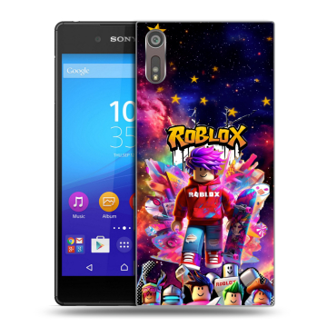 Пластиковый чехол на Sony Xperia XZ с принтом Roblox Роблокс Пластиковый чехол на Sony Xperia XZ с принтом Roblox Роблокс