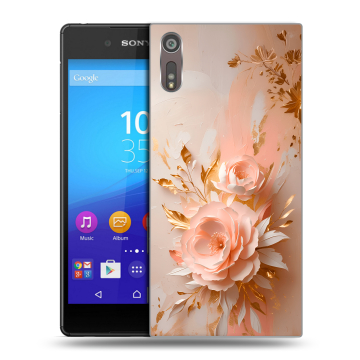 Пластиковый чехол на Sony Xperia XZ с принтом женский Пластиковый чехол на Sony Xperia XZ с принтом женский