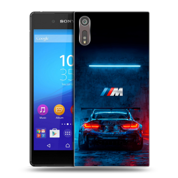 Пластиковый чехол на Sony Xperia XZ с принтом BMW БМВ