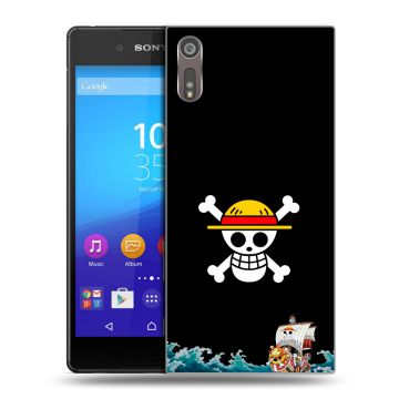 Пластиковый чехол на Sony Xperia XZ с принтом One Piece Ван Пис