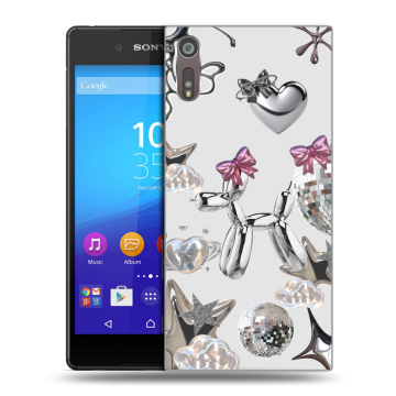 Пластиковый чехол на Sony Xperia XZ с принтом Y2K