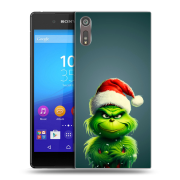 Пластиковый чехол на Sony Xperia XZ с принтом Новый год Пластиковый чехол на Sony Xperia XZ с принтом Новый год