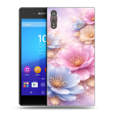 Пластиковый чехол на Sony Xperia XZ с принтом женский