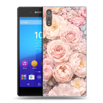 Пластиковый чехол на Sony Xperia XZ с принтом женский