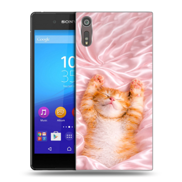 Пластиковый чехол на Sony Xperia XZ с принтом женский Пластиковый чехол на Sony Xperia XZ с принтом женский