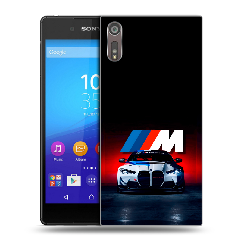 Пластиковый чехол на Sony Xperia XZ с принтом БМВ BMW Пластиковый чехол на Sony Xperia XZ с принтом БМВ BMW