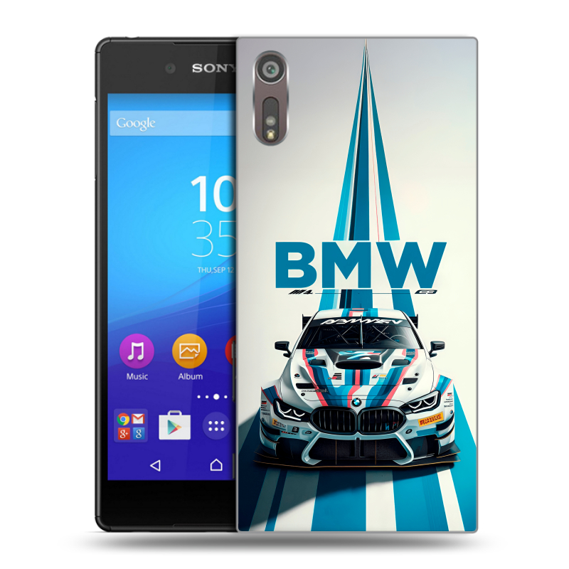 Пластиковый чехол на Sony Xperia XZ с принтом БМВ BMW Пластиковый чехол на Sony Xperia XZ с принтом БМВ BMW