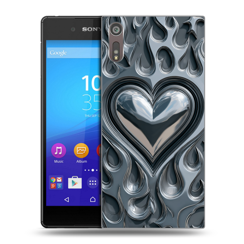 Пластиковый чехол на Sony Xperia XZ с принтом Y2K Пластиковый чехол на Sony Xperia XZ с принтом Y2K