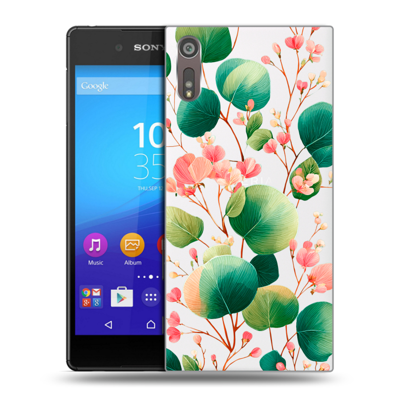 Пластиковый чехол на Sony Xperia XZ с принтом женский Пластиковый чехол на Sony Xperia XZ с принтом женский