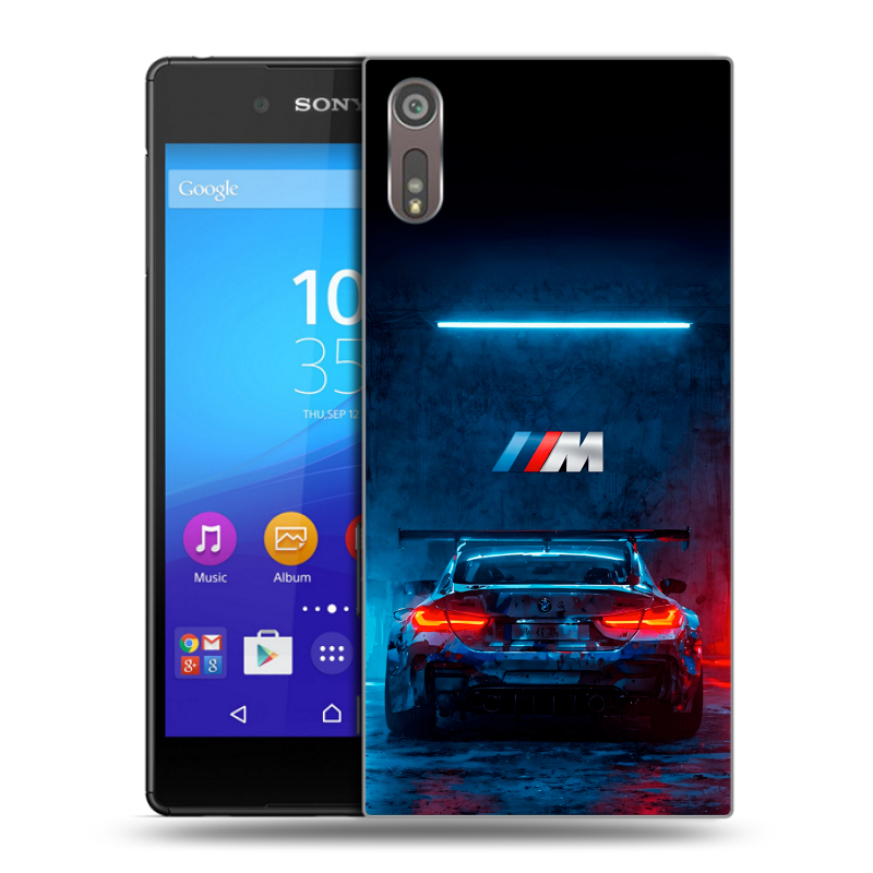 Пластиковый чехол на Sony Xperia XZ с принтом BMW БМВ Пластиковый чехол на Sony Xperia XZ с принтом BMW БМВ