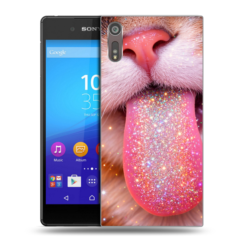 Пластиковый чехол на Sony Xperia XZ с принтом для девочек Пластиковый чехол на Sony Xperia XZ с принтом для девочек