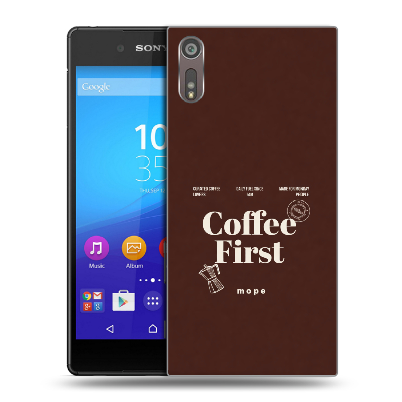 Пластиковый чехол на Sony Xperia XZ с принтом женский Пластиковый чехол на Sony Xperia XZ с принтом женский