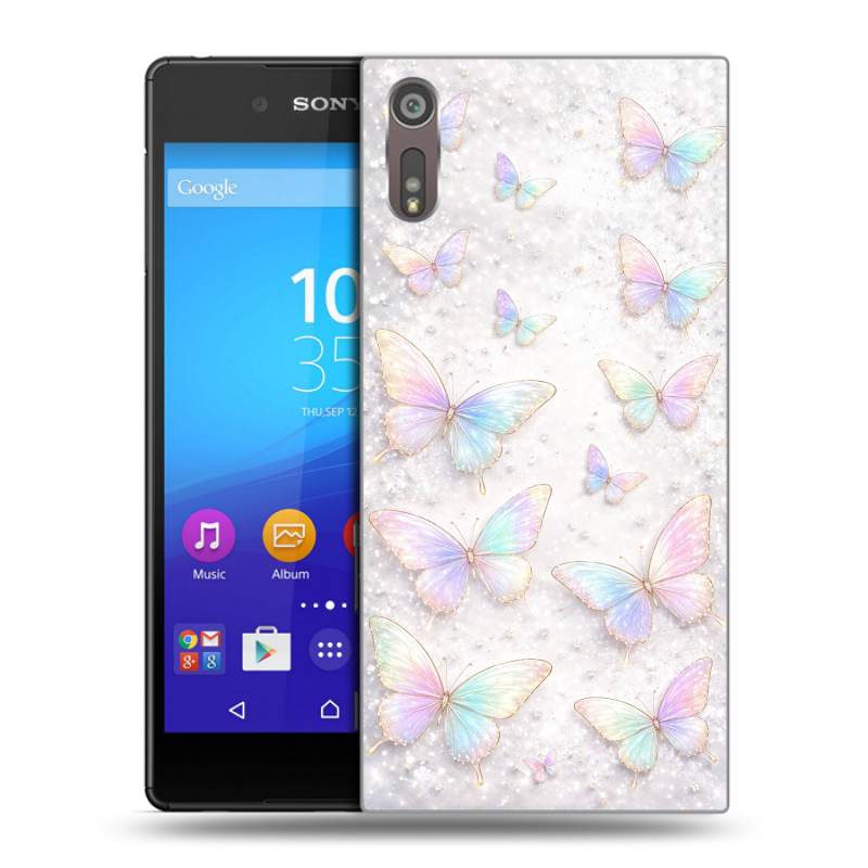 Пластиковый чехол на Sony Xperia XZ с принтом женский Пластиковый чехол на Sony Xperia XZ с принтом женский