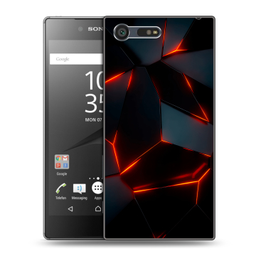 Пластиковый чехол на Sony Xperia X Compact с принтом Яркие абстракции